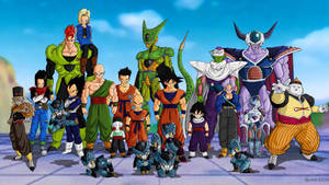 Follow The Adventures Of The Dragon Ball Z Heroes Wallpaper