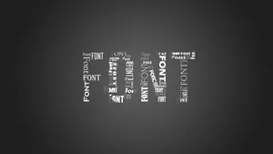Font Calligram Art Wallpaper