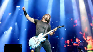 Foo Fighters Live Concert Energy Wallpaper