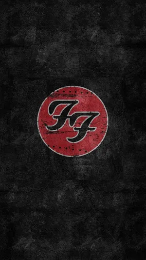 Foo Fighters Logoon Black Background.jpg Wallpaper