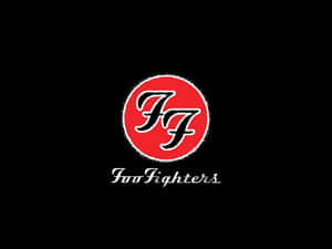 Foo Fighters Logoon Black Background Wallpaper