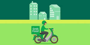 Food Delivery Rider Wallpaper