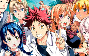 Food Wars Shokugeki No Soma Group Photo Wallpaper