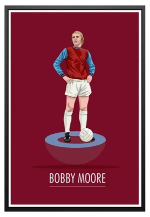 Football Athlete Bobby Moore Animated Wallpaper