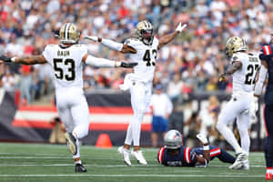 Football Defense Celebration Wallpaper