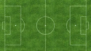 Football Field White Markings Wallpaper