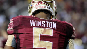 Football Legend Jameis Winston Wallpaper