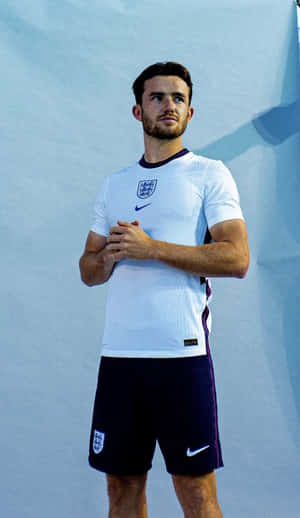 Football Player Ben Chilwell Standing Tall Wallpaper