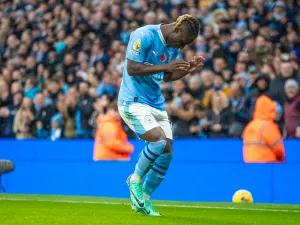 Footballer Performing Griddy Celebration Wallpaper