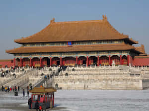 Forbidden City Hallof Supreme Harmony Winter Wallpaper