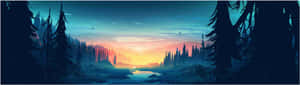 Forest Hd Monitor Dual Monitor Wallpaper Wallpaper