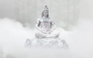 Forests With Lord Shiva 8k Wallpaper
