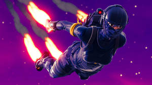 Fortnite 2560x1440 Skydiving Rockets Wallpaper