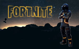 Fortnite Battle Royale Dark Voyager In Space Wallpaper