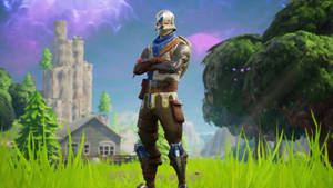 Fortnite Battle Royale Desktop Blue Squire Wallpaper