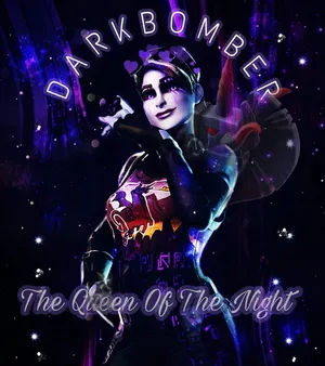 Fortnite Dark Bomber Queenofthe Night Wallpaper