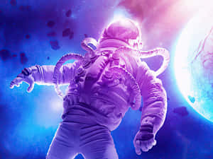 Fortnite Galaxy With Astronaut Wallpaper