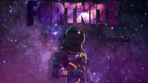 Fortnite Galaxy With Helmet Wallpaper