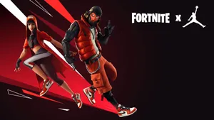 Fortnitex Jordan Collaboration Wallpaper