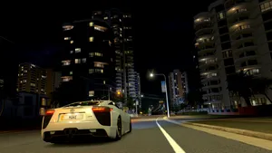 Forza Motorsport 7 Lexus Rear View Wallpaper