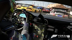 Forza Motorsport 7 Racer Pov Wallpaper