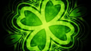 Four Leaf Clover St Patrick's Day Wallpaper