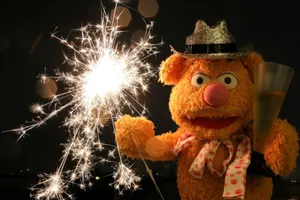 Fozzie Bear Plays Firecracker Wallpaper
