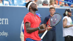 Frances Tiafoe In Game Snapshot Wallpaper