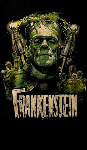 Frankenstein Horror Phone Wallpaper