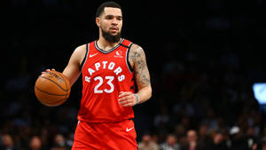 Fred Vanvleet Red Raptors Wallpaper