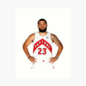 Fred Vanvleet White Portrait Wallpaper