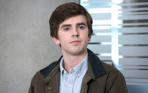 Freddie Highmore Innocent Look Wallpaper