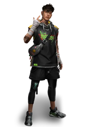 Free Fire Shirou Png Wallpaper