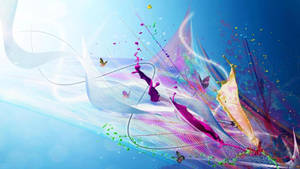 Free Image Floral Abstract Art Wallpaper