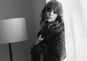 Freja Beha Erichsen Radiating Elegance In A Chic Fashion Shoot. Wallpaper