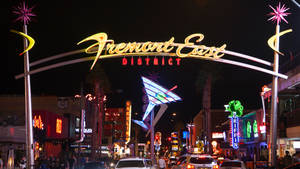 Fremont Street East District Signage Wallpaper