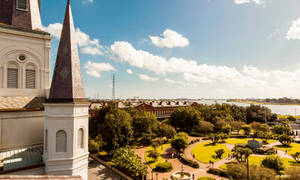 French Quarter Park Wallpaper