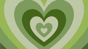Fresh And Fun Mint Green Heart Wallpaper