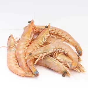 Fresh Prawns White Background Wallpaper