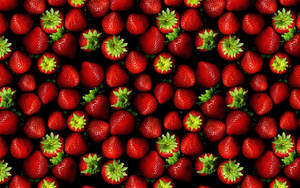 Fresh Red Strawberries Food Desktop Wallpaper