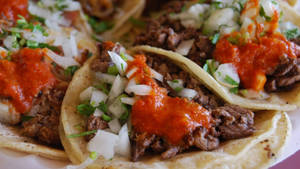 Fresh Tacos Meat Wallpaper