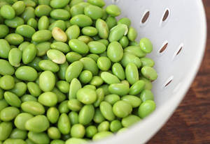 Freshly Shelled Edamame Beans Wallpaper