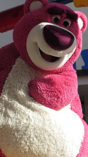 Friendly Lotso Mascot Wallpaper