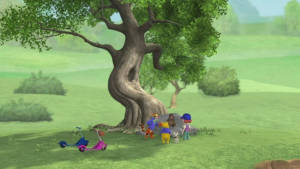 Friends Around A Tree Tigger 3d Wallpaper