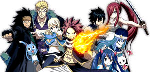 Friends Of Fairy Tail, United In Happiness Wallpaper