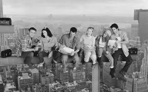 Friends Tv Show Above The City Wallpaper