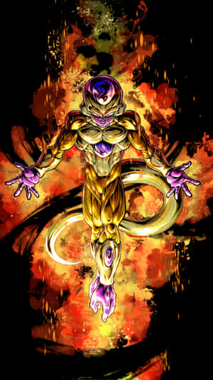 Frieza Fire Background Wallpaper