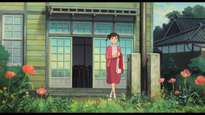 From Up On Poppy Hill Field Of Flowers Wallpaper