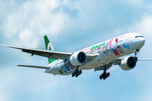 Front Low Angle Eva Air Wallpaper