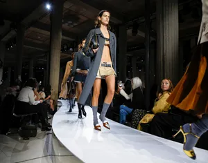 Front Row At Miu Miu Fashion Show Wallpaper